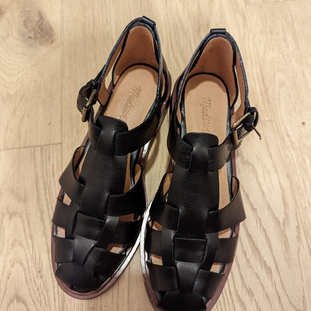Madewell All New leather sandals Size 6